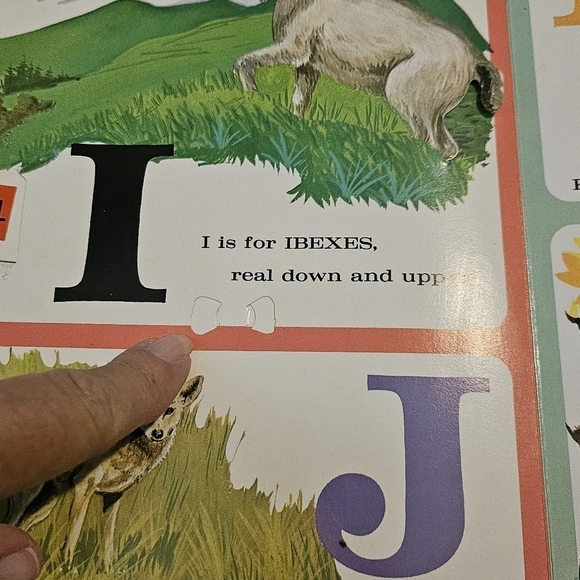 Random House Pop-Up Animal Alphabet Book Vintage 70's Collectible - Picture 6 of 6